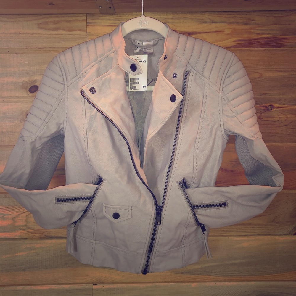 Vegan Leather Moto Jacket